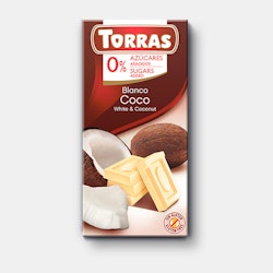 Torras Classic - Vit Choklad 27% Kokosnöt, 75 g (BF 2023-12-30)