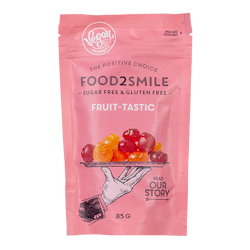 Food2Smile - Fruit-Tastic/Fantastiska Frukter, Sockerfria, 85 g