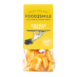Food2Smile - Apelsinkarameller, 90 g