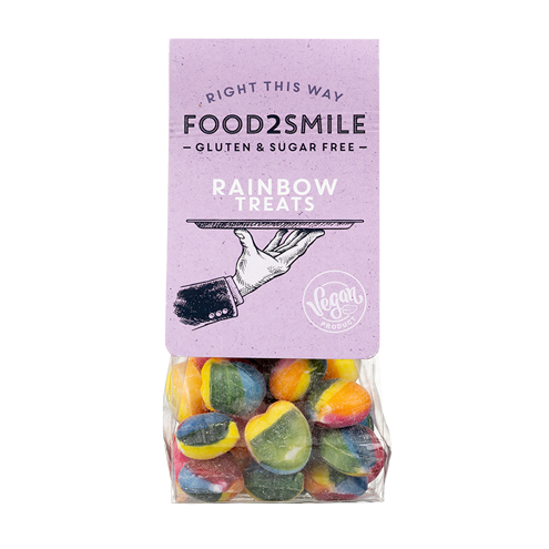 Food2Smile - Rainbow Treats, karameller, 90 g