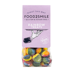 Food2Smile - Rainbow Treats/Regnbågskarameller, Sockerfria, 90 g