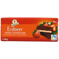 Halloren - Creme Schokolade Erdbeer/Chokladkaka med Jordgubbskräm, 100 g