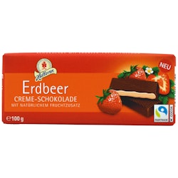 Halloren - Creme Schokolade Erdbeer/Chokladkaka med Jordgubbskräm, 100 g