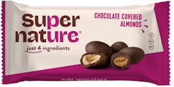 BÄST FÖRE: 2023-09-08 Supernature - Chokladöverdragna Mandlar, 38 g