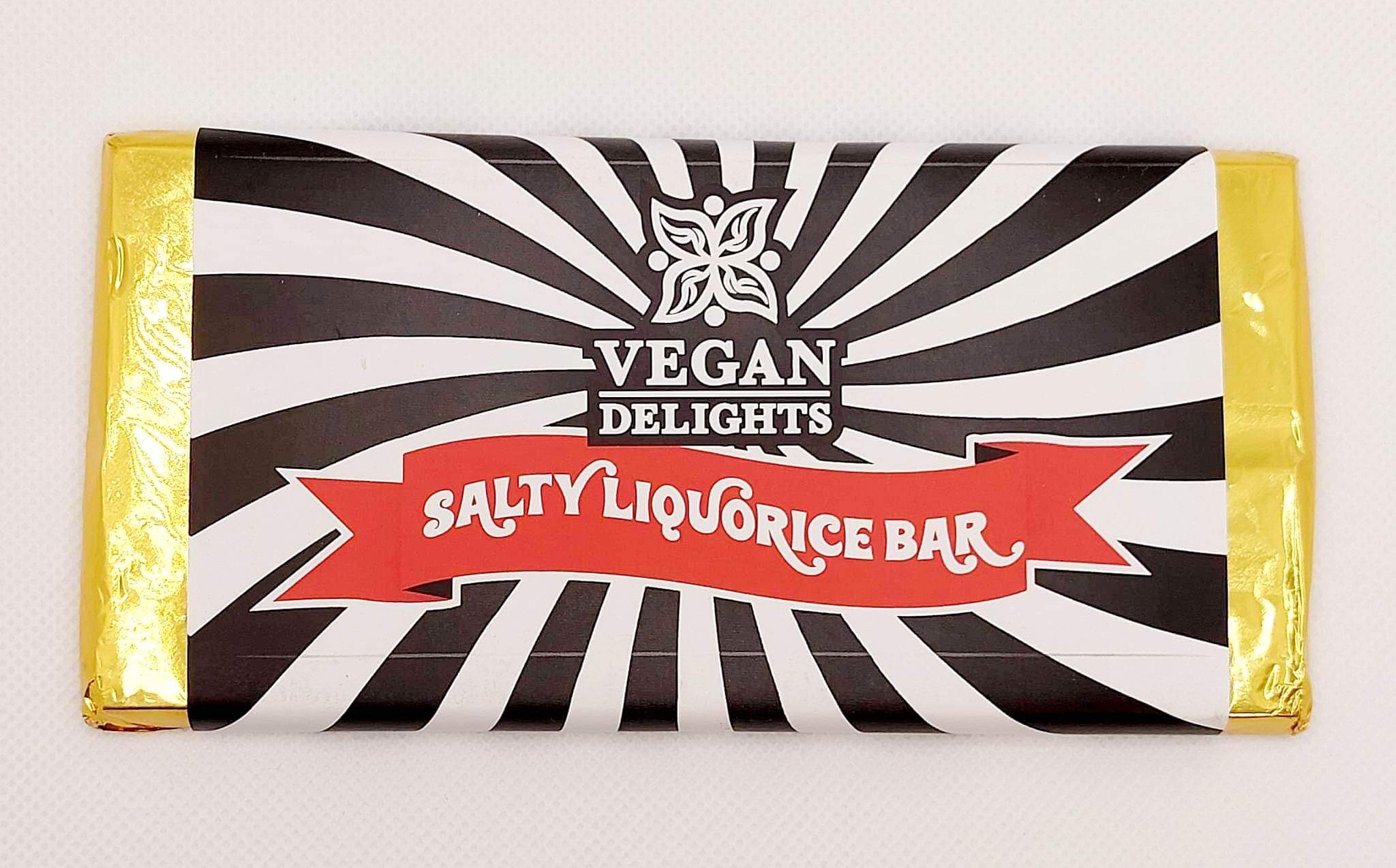 Vegan Delights - Salty Liqourice Bar/Chokladkaka Saltlakrits, 80 g