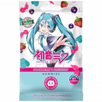 Hatsune Miku - Gummies/Jordgubb o blåbär, 50g