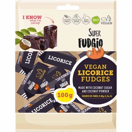 Super Fudgio - Lakritsfudge, 100 g
