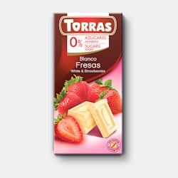 Torras Classic - Vit Choklad 27% Jordgubb, 75 g