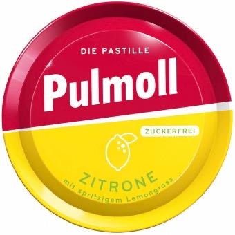 Pulmoll - Citron/mentol, karameller, 50 g