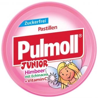 Pulmoll Junior - Karameller Hallon/Mentol, 50 g