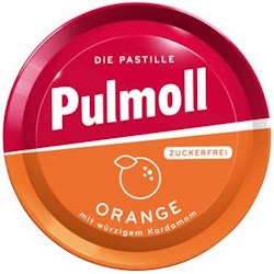 Pulmoll - Karameller Apelsin/Mentol, 50 g