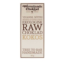 WermlandsChoklad - Raw Kokos, 50 g
