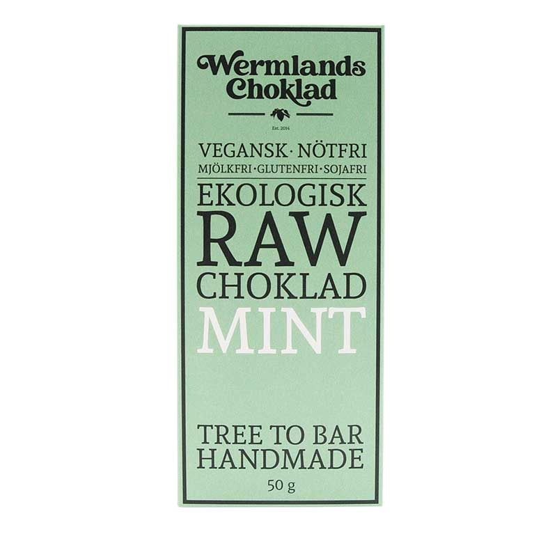 WermlandsChoklad - Raw Mint, 50 g