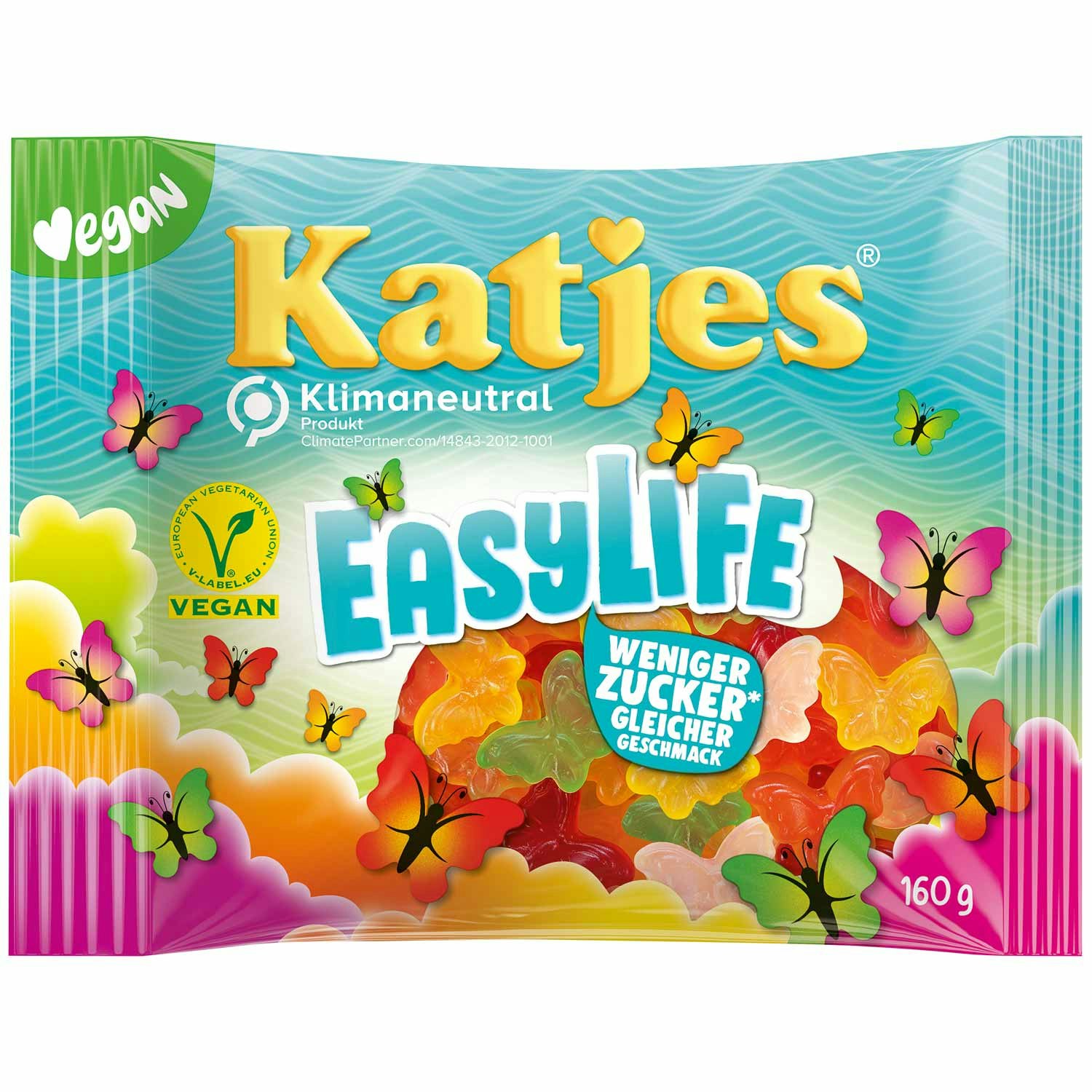 Katjes - EasyLife Fruktgummi, 160 g