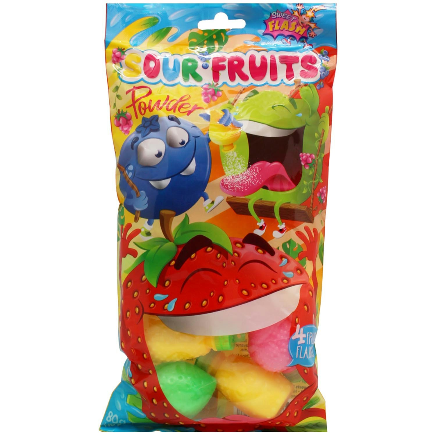 Sweet Flash - Surt Fruktpulver, 10 pack