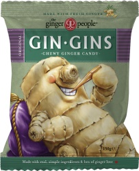 GIN GIN - Mjukt ingefärsgodis Original, 150 g