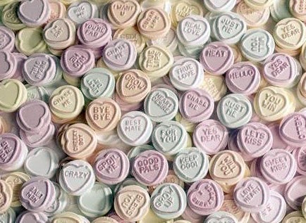 Swizzels - Love Hearts, sockertablett, 13 g