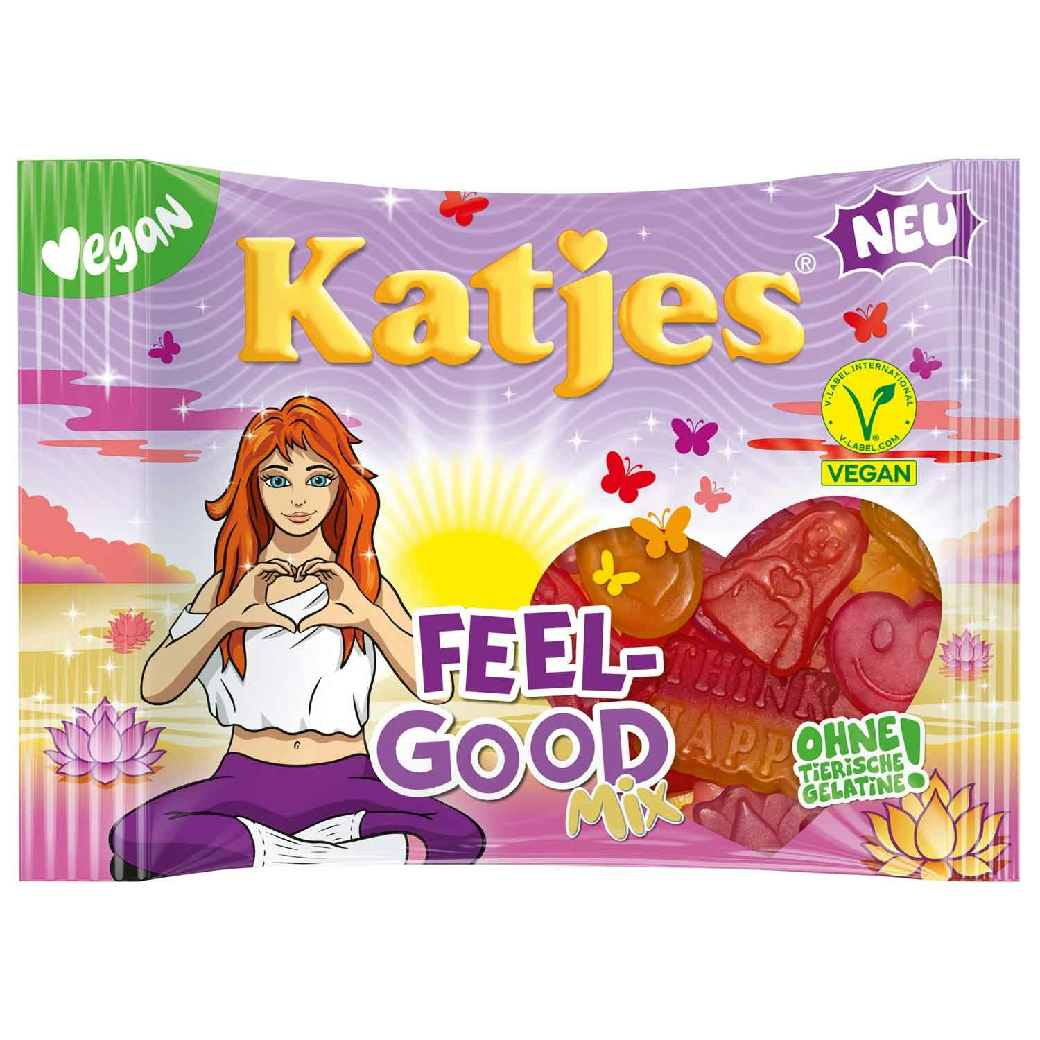 Katjes - Feel Good Mix - Fruktgummi, 175 g