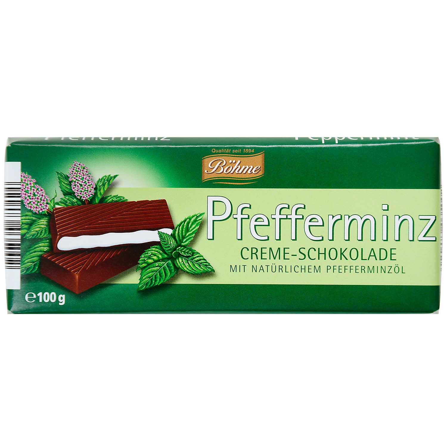 Böhme - Chokladkaka med mintkräm, 100 g