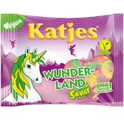 Katjes - Wunderland Surt godis, 200 g