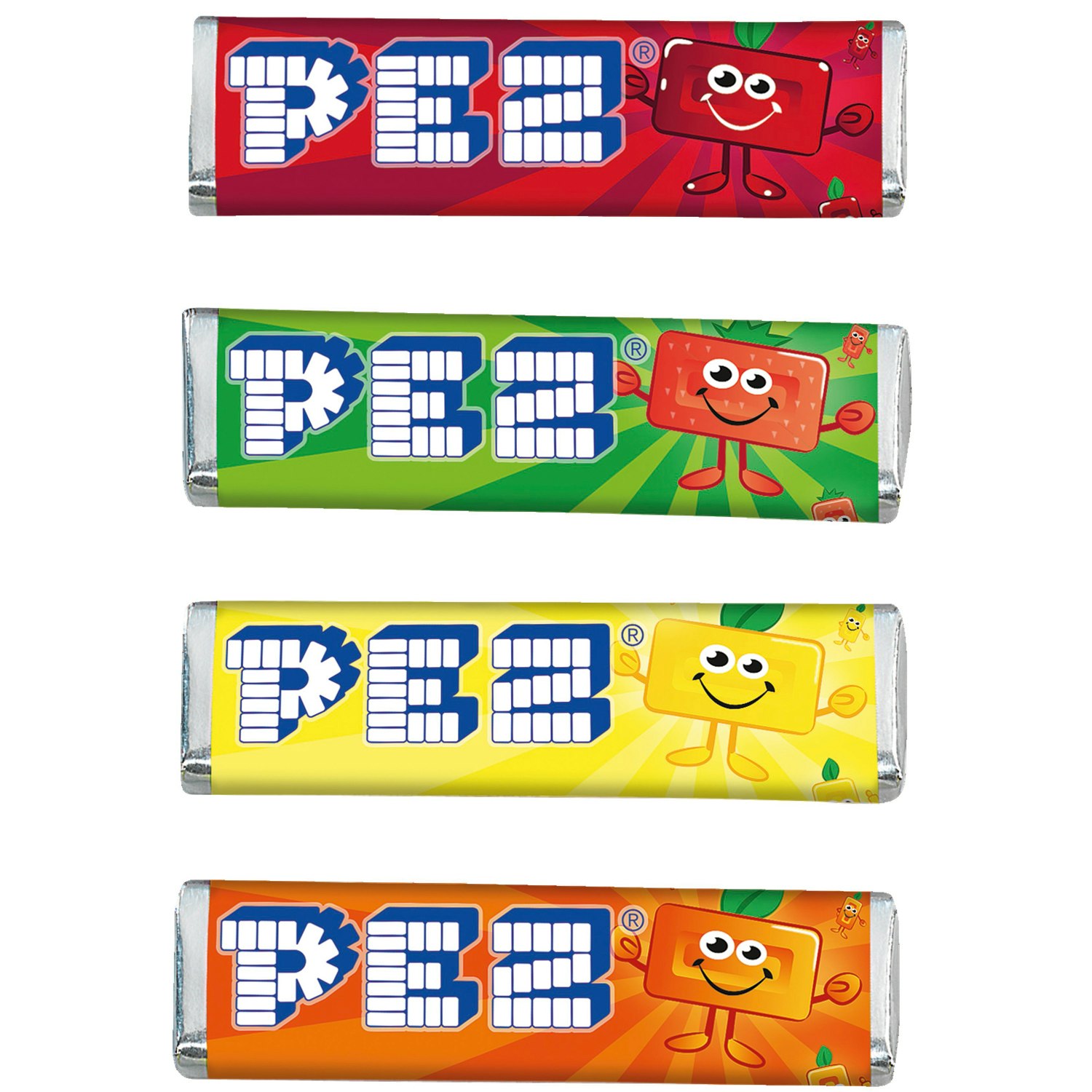 PEZ - Refill Fruktmix, 8-pack