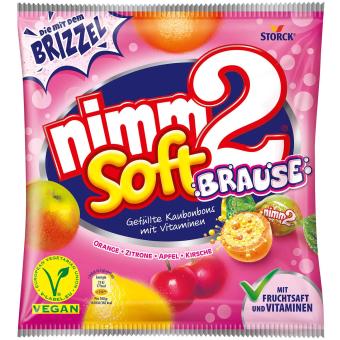 Nimm2 - Mjuka fruktkolor med brusande fyllning, 195 g