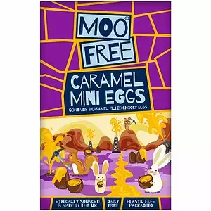 Moo Free - Miniägg Karamellfyllning, 88 g