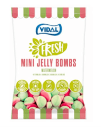 Vidal - Jelly Bombs Vattenmelon, 80 g