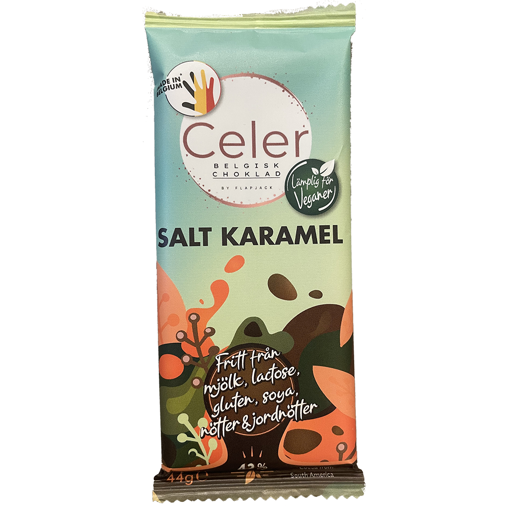 Celer - Salt karamell, chokladkaka, 44 g (BF 2025-05-22)