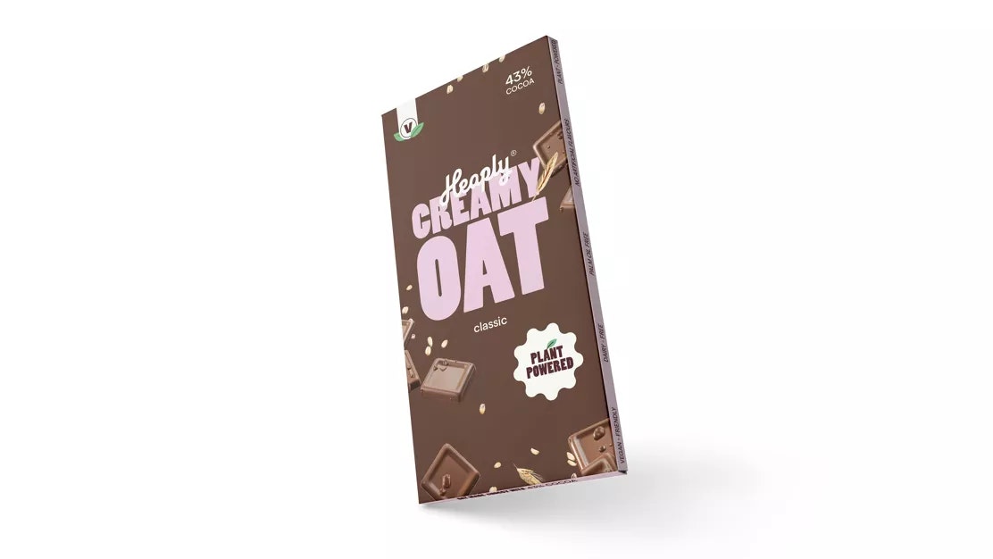 Heaply - Creamy Oat Classic, chokladkaka, 70 g (BF 2025-07-31)