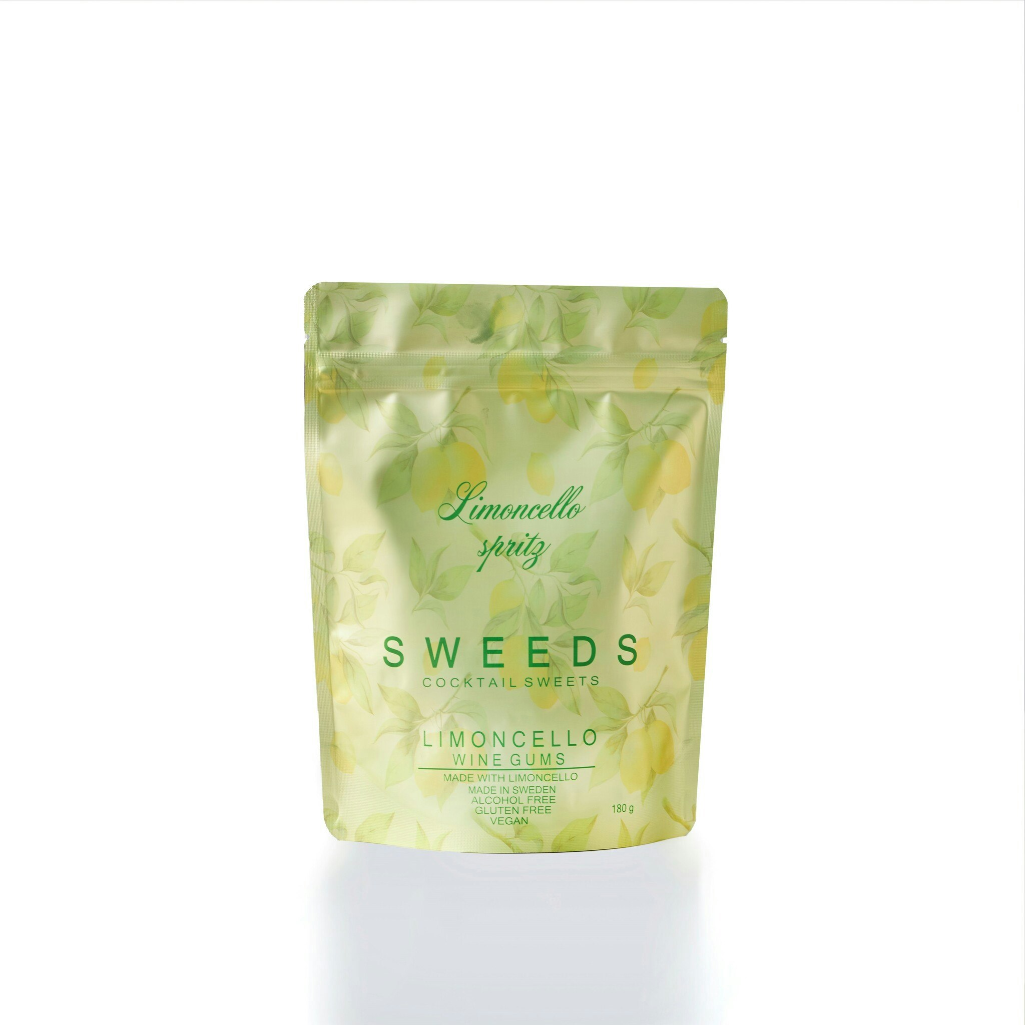Sweeds Cocktail Sweets - Limoncello Spritz, vingummin, 180 g