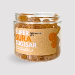 Pastillfabriken - SuperSura Sugisar Passionfrukt & Lime, 120 g