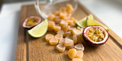 Pastillfabriken - SuperSura Sugisar Passionfrukt & Lime, 120 g