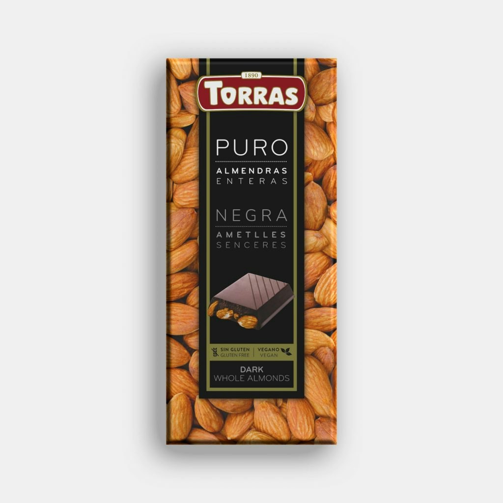 Torras - Puro Almendras/Mandel, chokladkaka, 150 g