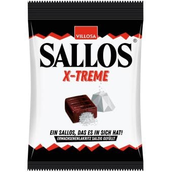 Sallos - X-Treme, fyllda karameller, 150 g