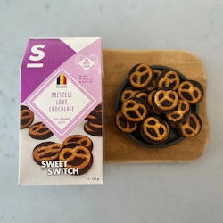 Sweet-Switch - Pretzels Love Chocolate, chokladbitar, 150g (BF 2025-07-10)