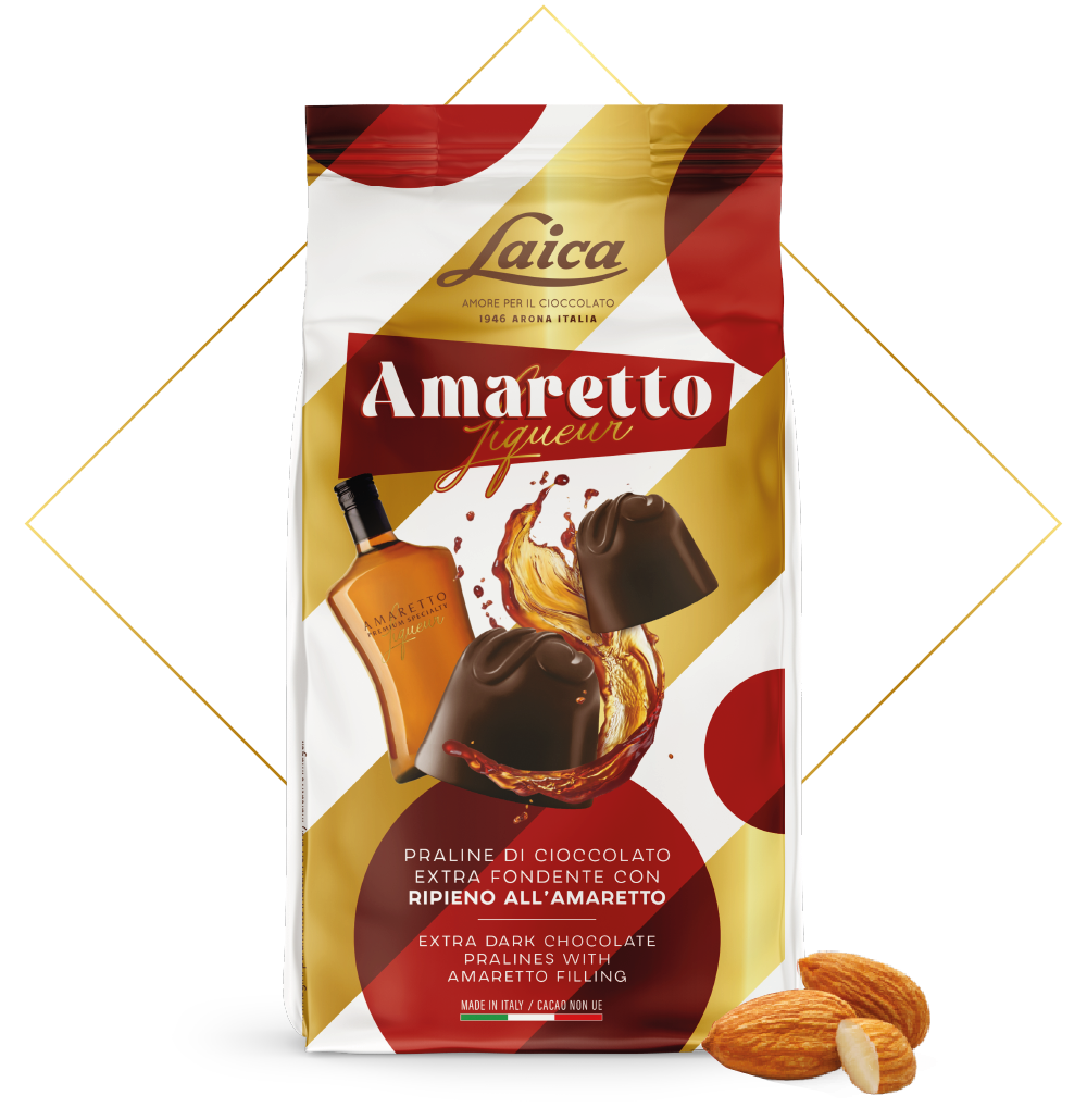 Laica - Amaretto Liqueur , likörpraliner, 90 g