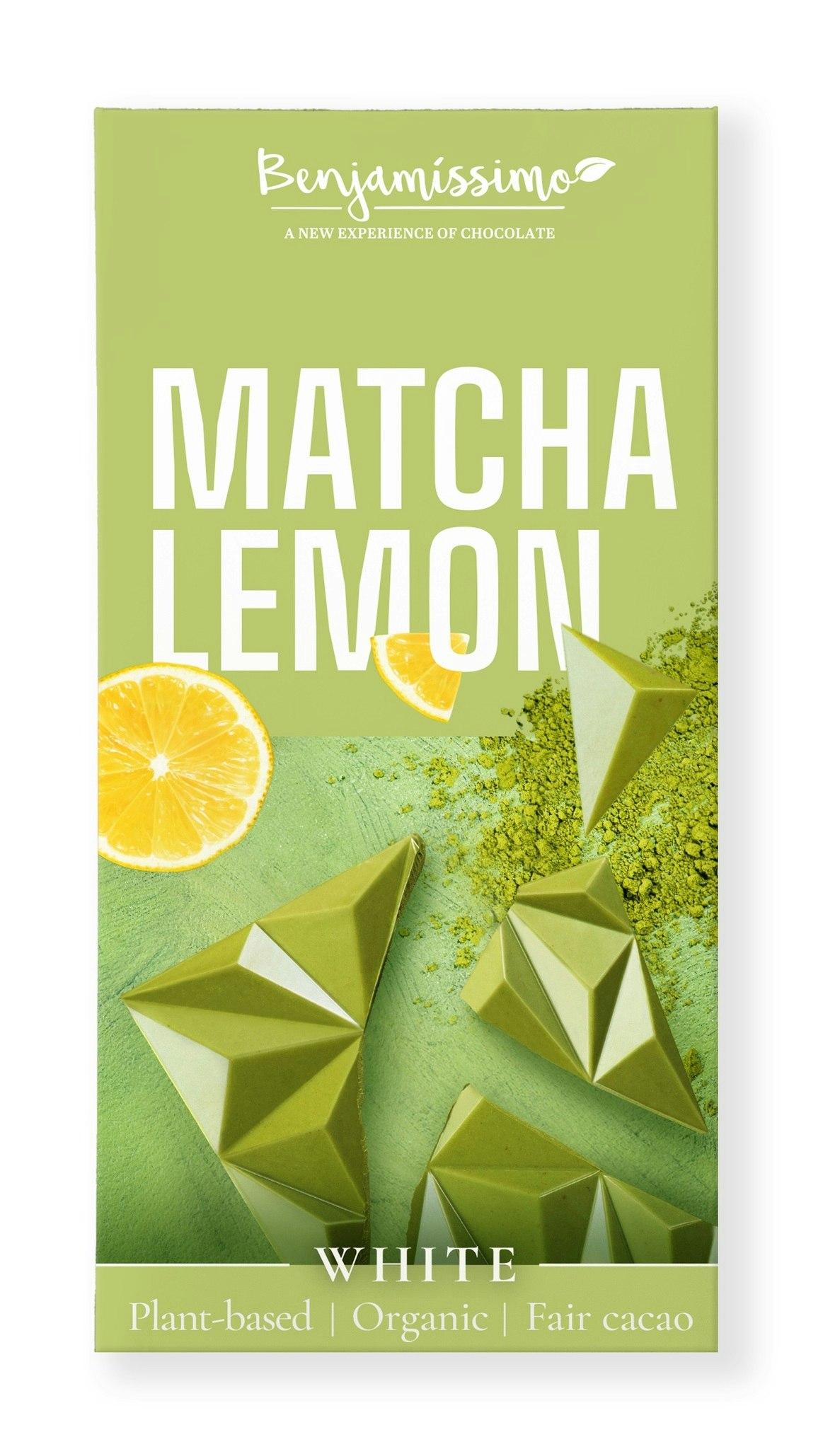 Benjamissimo - Matcha Lemon, chokladkaka, 60 g