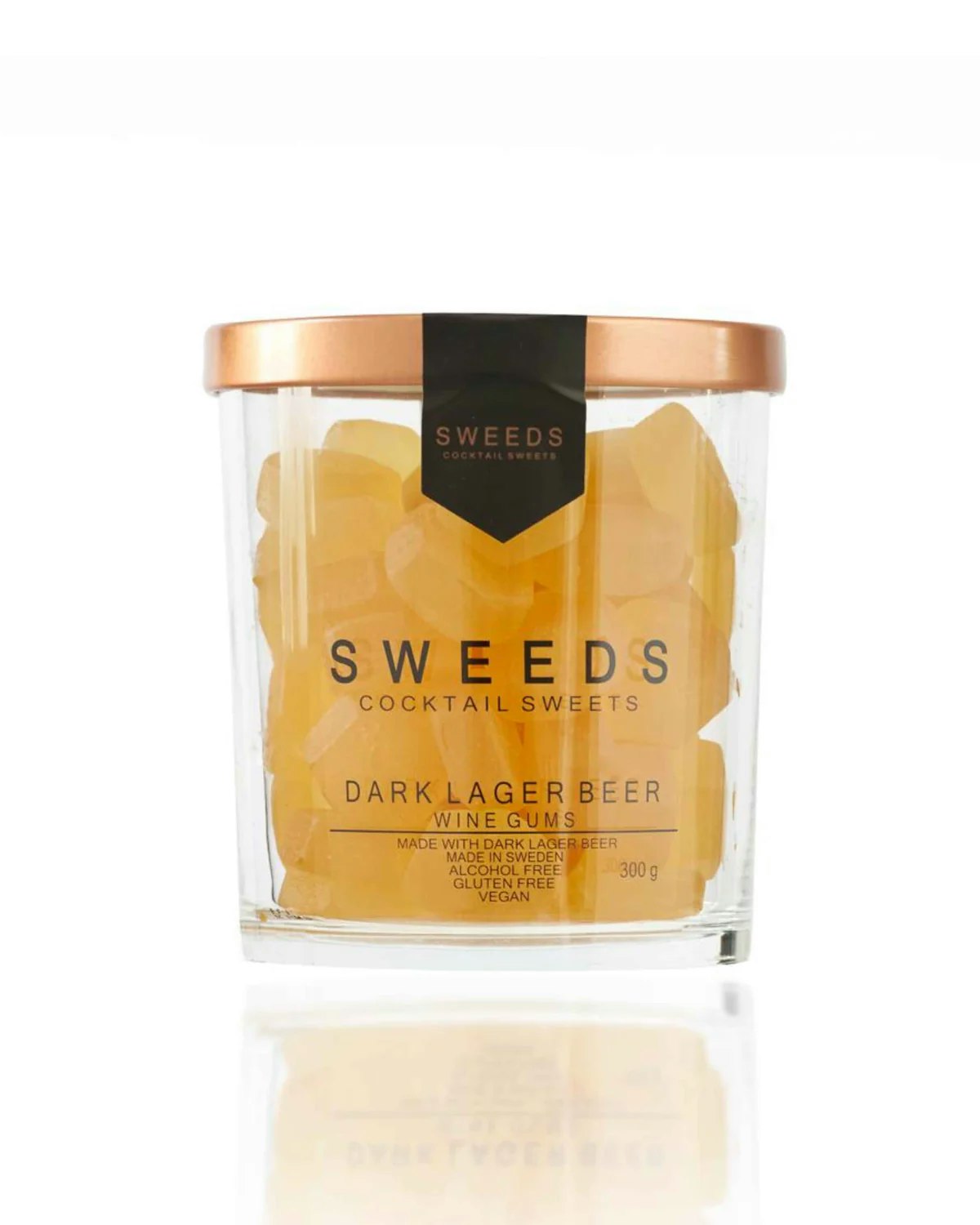 Sweeds Cocktail Sweets -  Dark Lager Beer Vingummi, 300g