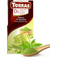 Torras - Classic Vit Choklad Matcha Te, chokladkaka, 75g (BF 2025-07-29)