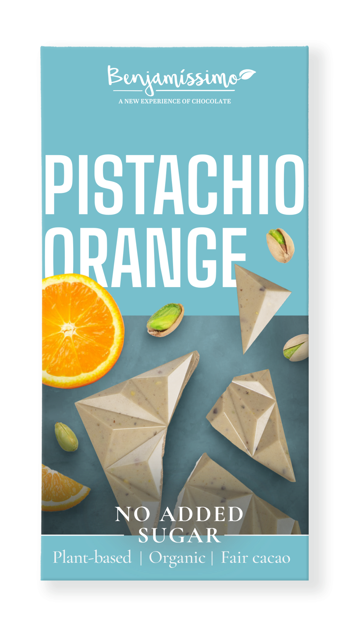 Benjamissimo - Pistachio Orange, chokladkaka, 70 g