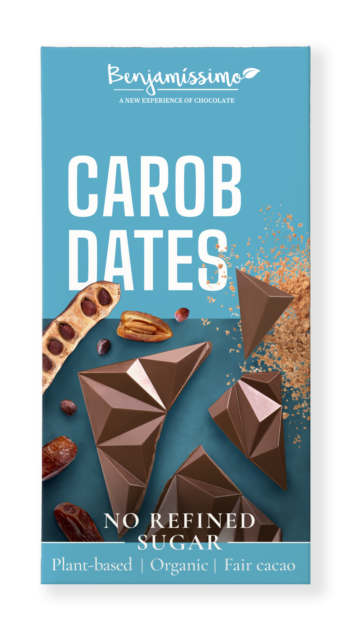 Benjamissimo - Carob & Dates, chokladkaka, 70 g