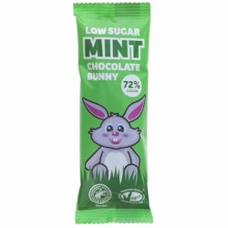Plamil - Low Sugar Mint Chocolate Bunny Bar, chokladkaka, 25 g