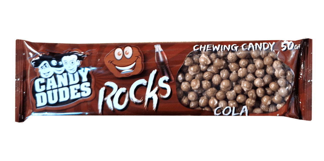 Candy Dudes - Rocks Cola, sockerkulor, 50g