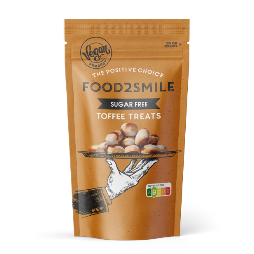 Food2Smile - Toffee Treats, karameller, 90 g
