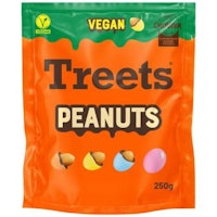 Treets - Peanuts, överdragna jordnötter, 250g