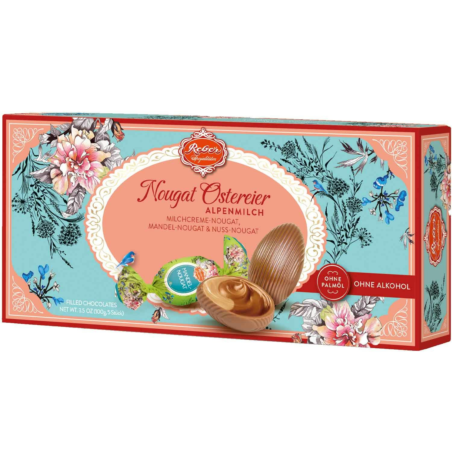 Reber - Tryffelägg Alpenmilch, fylld choklad, 100g