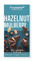 Benjamissimo  - Hazelnut Mulberry, chokladkaka, 70g (BF 2025-07-30)