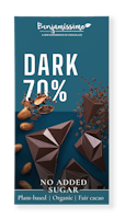 Benjamissimo - Dark 70%, chokladkaka, 70 g