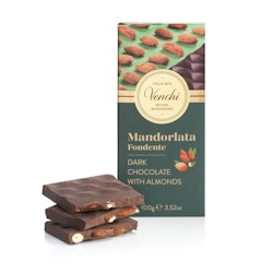 Venchi - Mandorlata Fondente, chokladkaka, 100g
